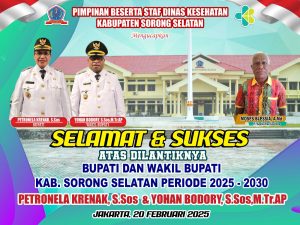 Sorong Selatan Sehat Indonesia Maju